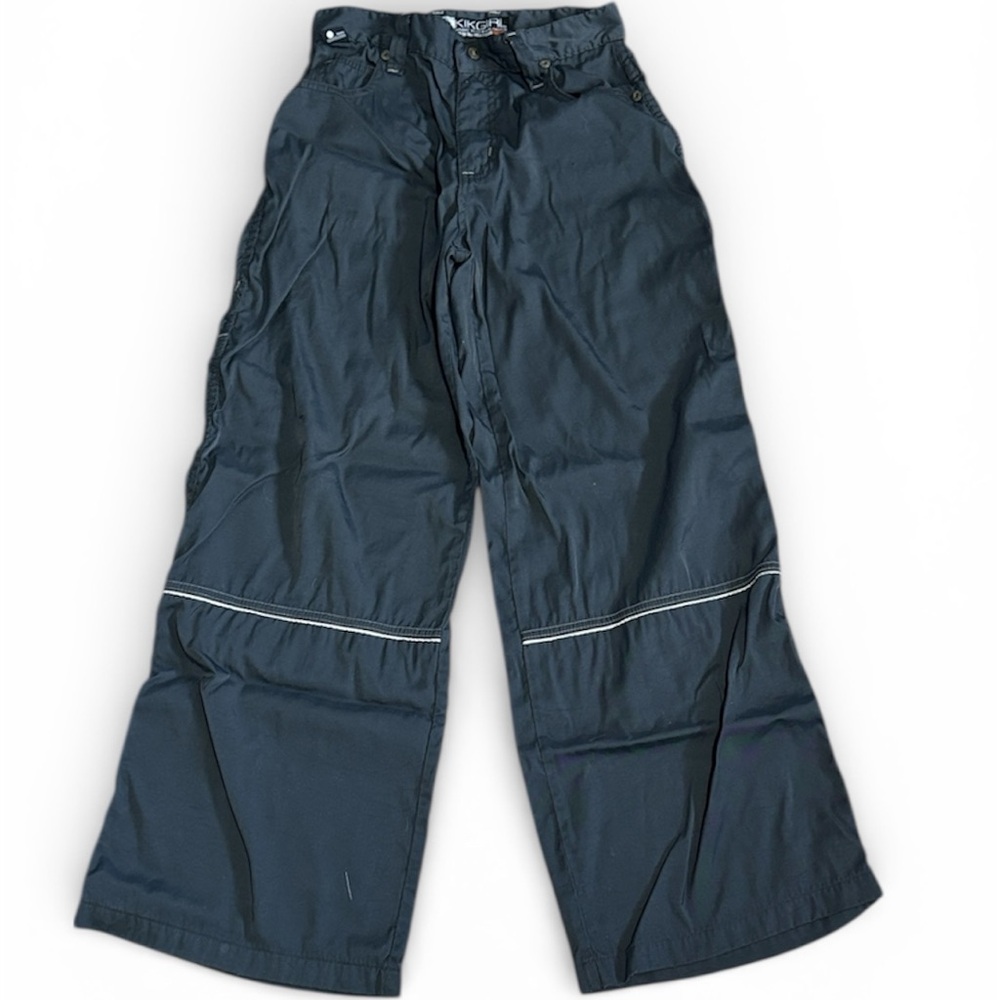 Wide Leg Utility Pants in Black